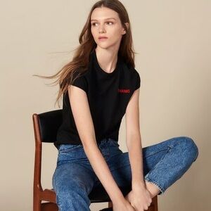 SOLD—— NWT SANDRO Thanks Tee